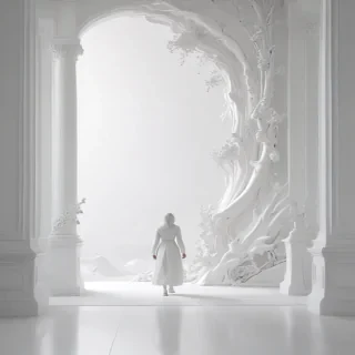 minimalist white aesthetic wallpaper