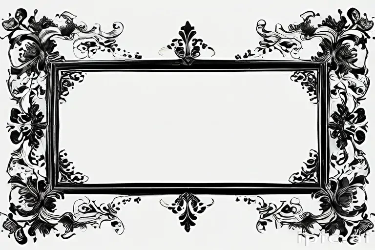 border clip art black and white