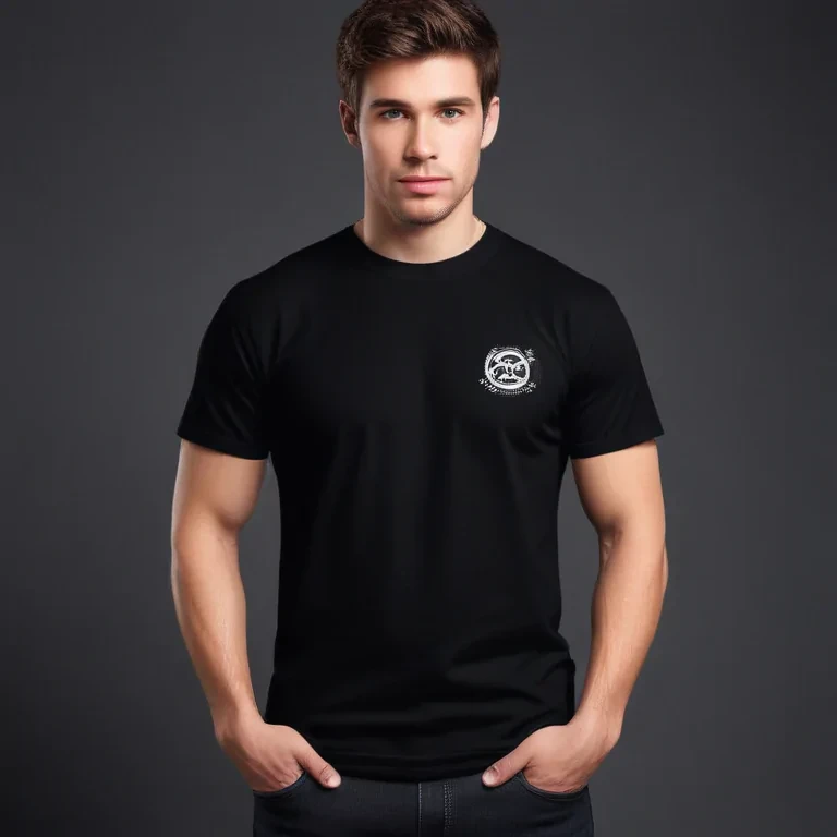 high resolution black t shirt template
