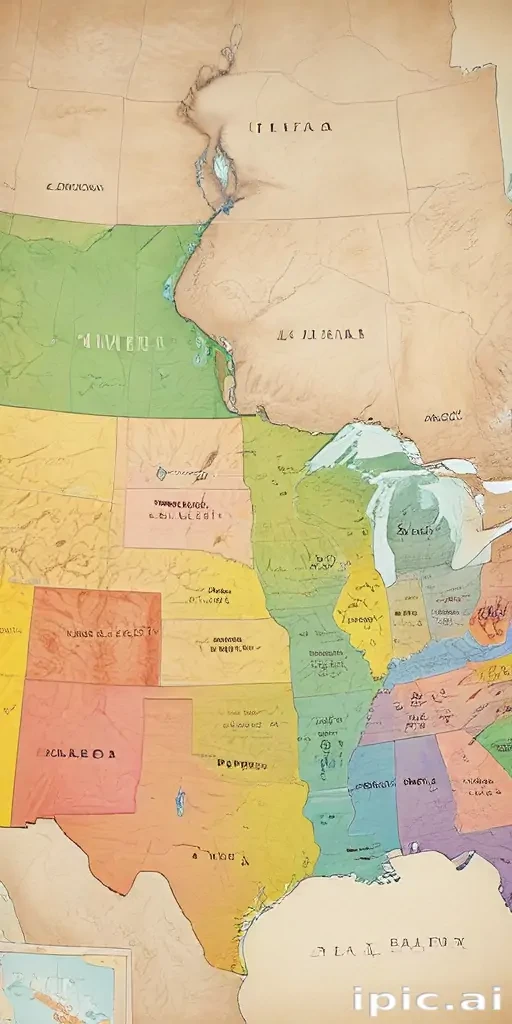 map of usa states