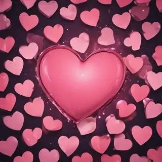 aesthetic heart background