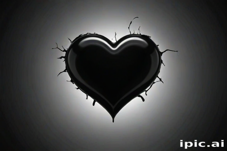 black heart pic