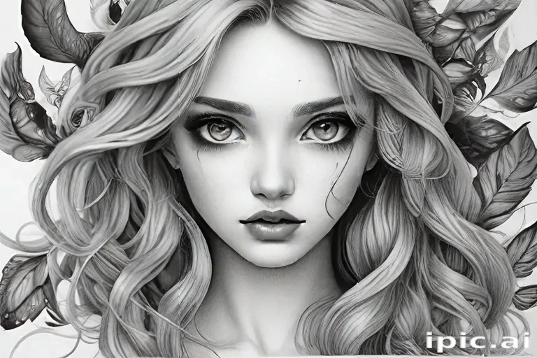 drawings black and white