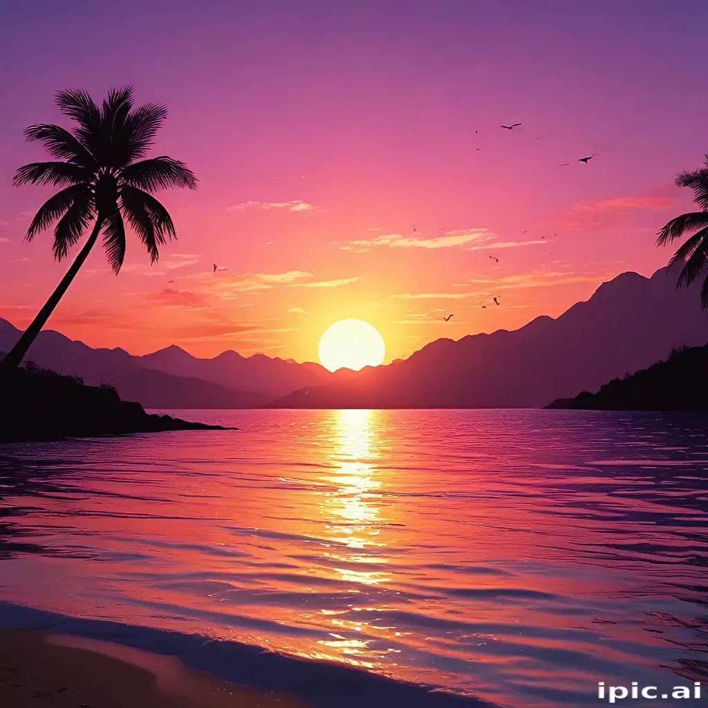 cute sunset wallpaper