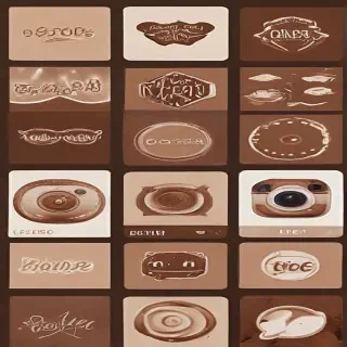 aesthetics brown instagram highlight icons