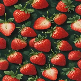 strawberry wallpaper aesthetic