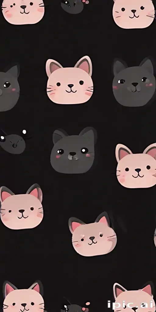 cute black iphone wallpaper