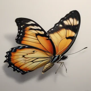 butterfly drawling