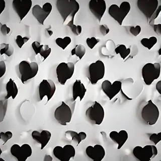 wallpaper black heart