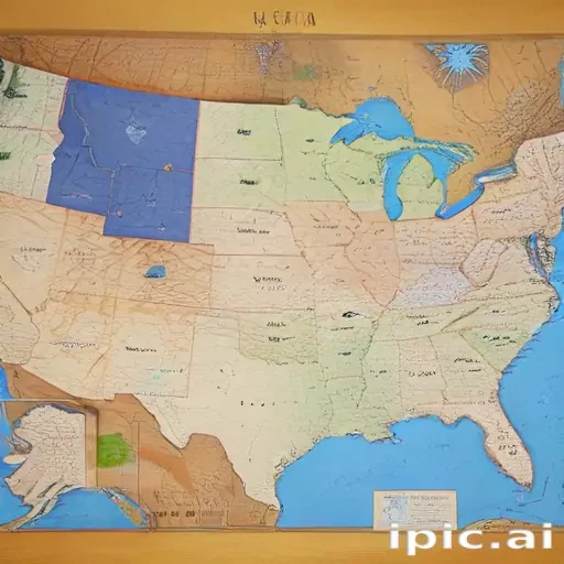 mapa usa