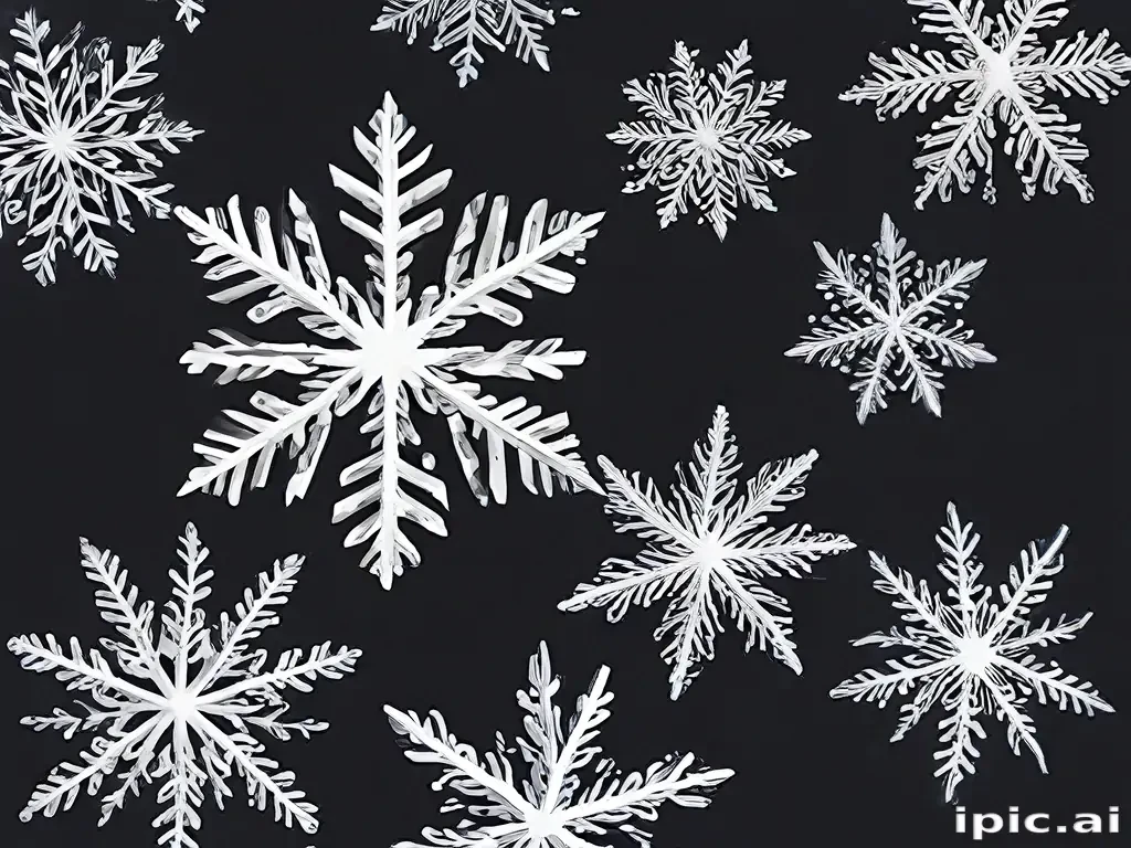 png snowflakes