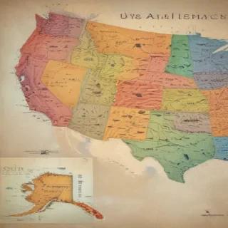 united states map with state names