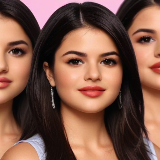 selena gomez facial