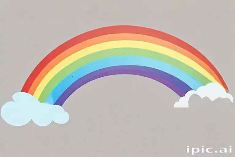 transparent background rainbow clipart