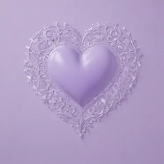 light purple heart wallpaper