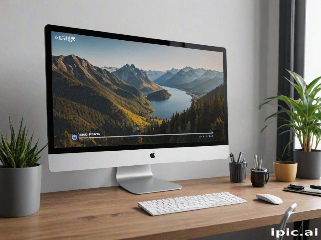 pc screen mockup