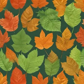 leaves no background