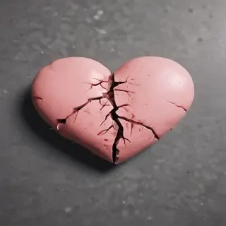 broken heart aesthetic