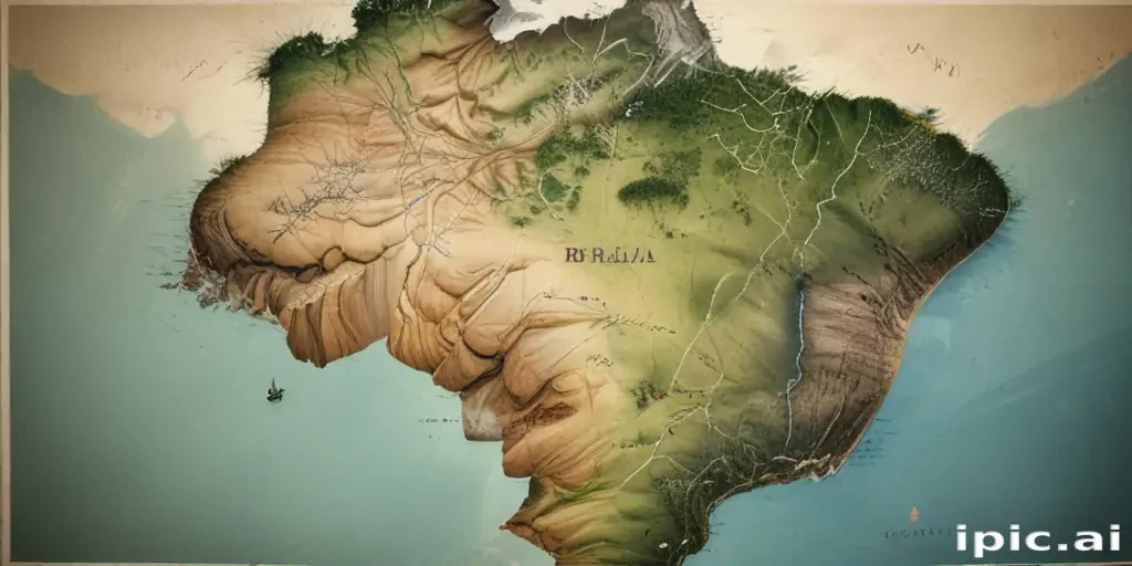 map of brazil