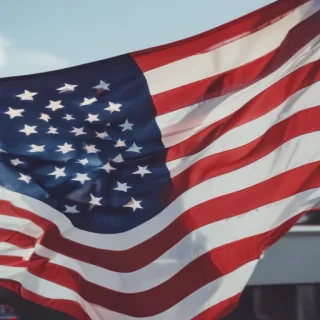 american flag aesthetic