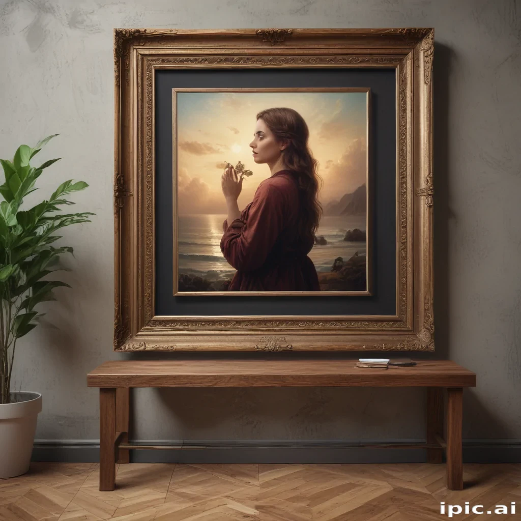 framed art mockup