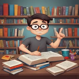 book cartoon image