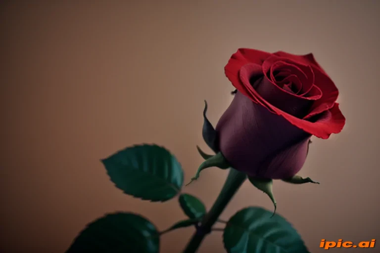 image of a red rose