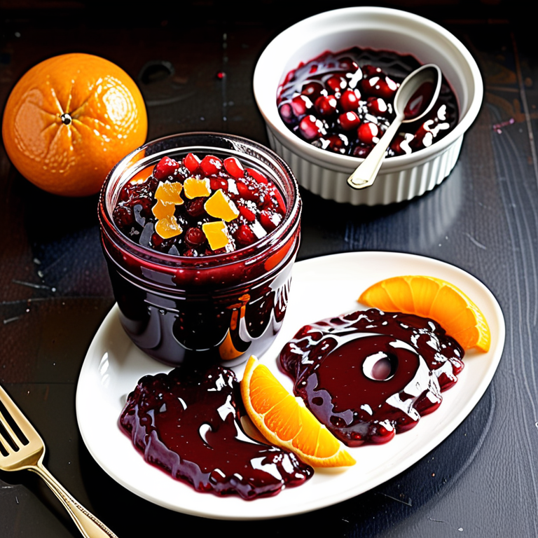 cranberry sauce with orange marmalade
