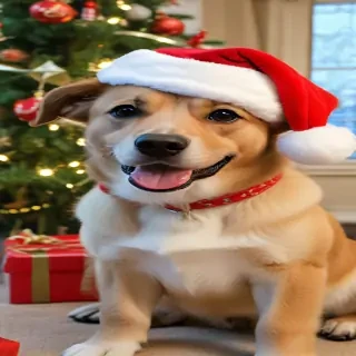 christmas dog pics