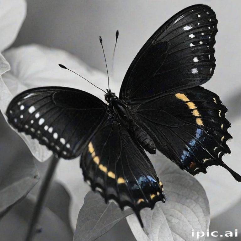 black butterfly