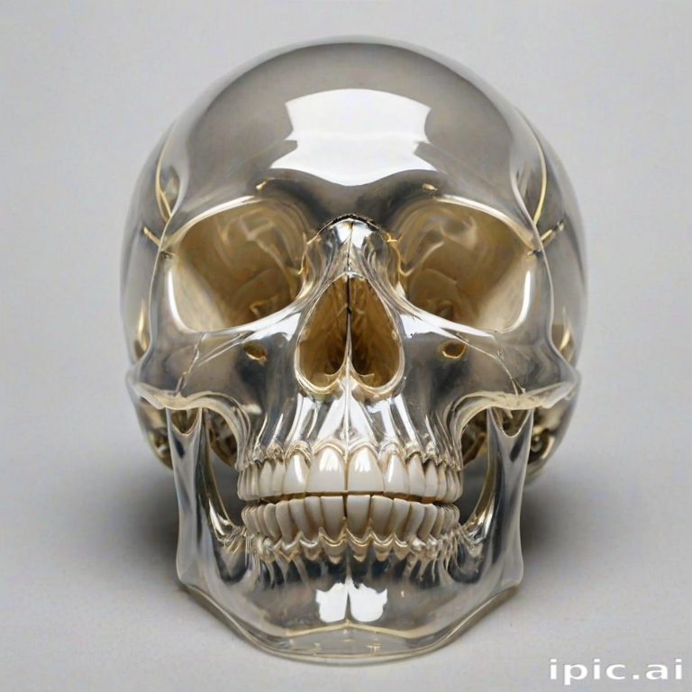 transparent skull