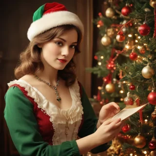 merry christmas vintage images