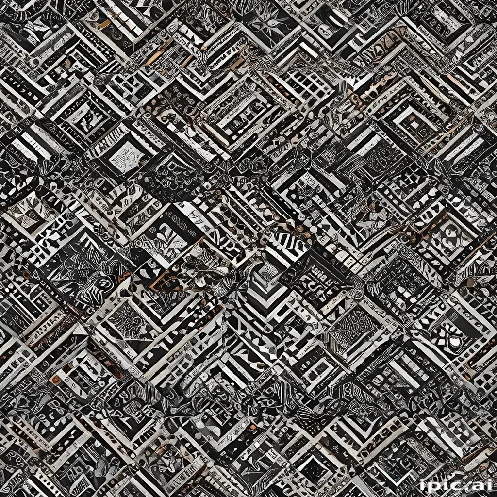 black and white patterns