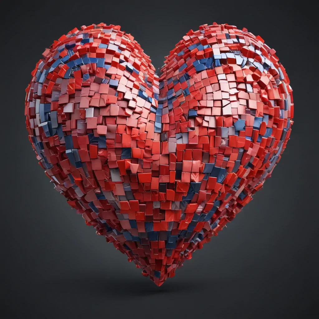 pixelated heart png