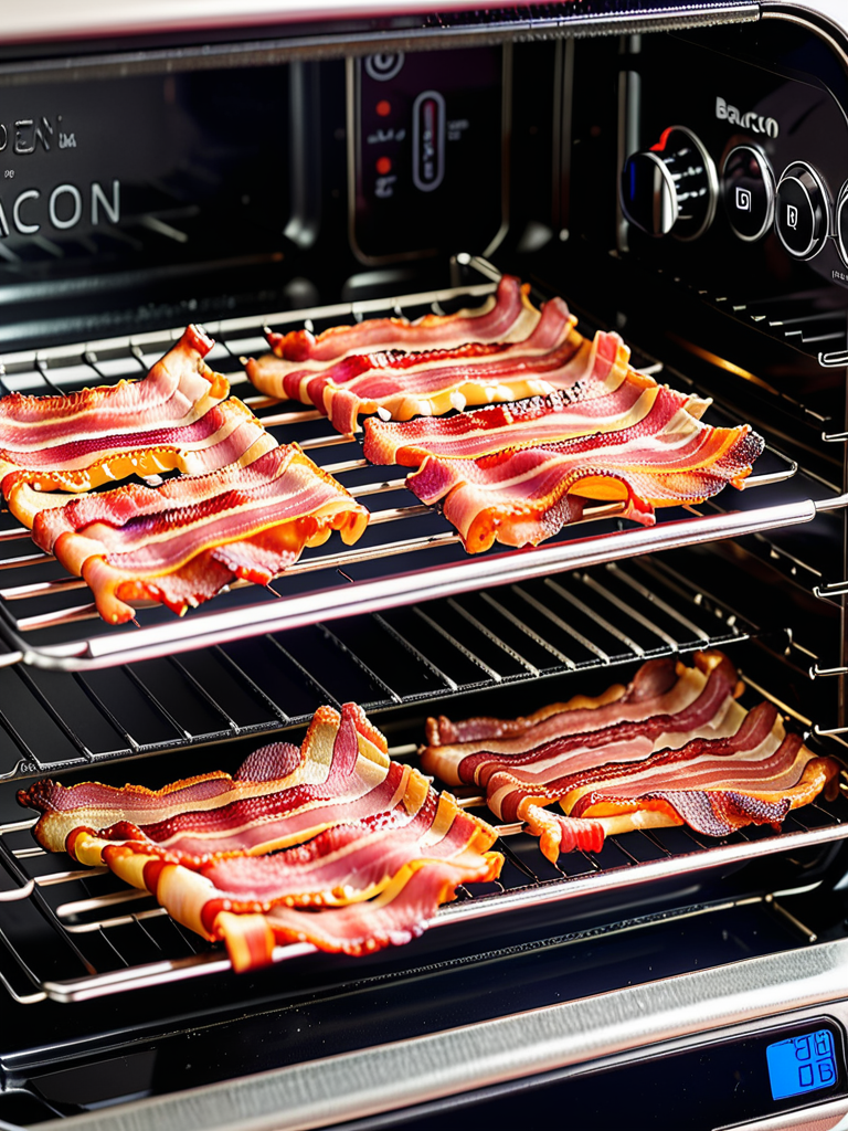 how do i cook bacon in a toaster oven