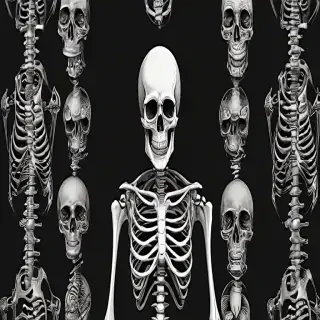 skeleton wallpaper