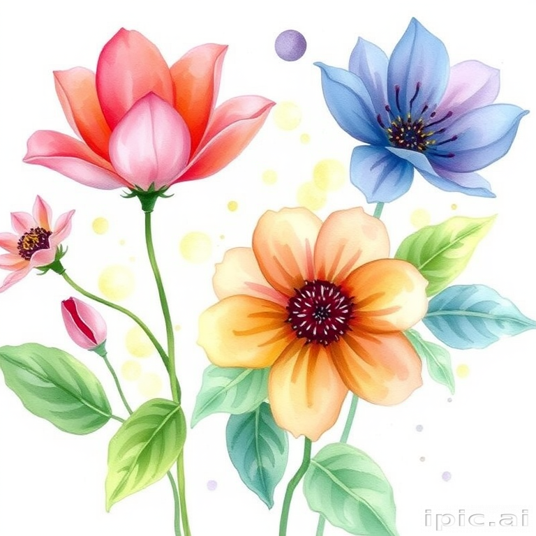 watercolor flower images