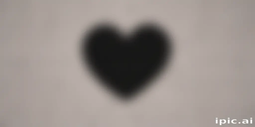 aesthetic black heart wallpaper