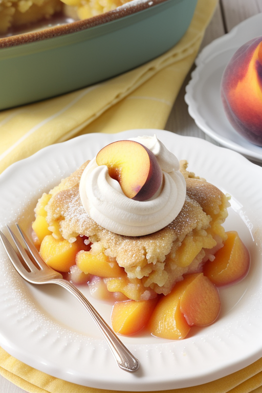 peach cobbler using yellow cake mix