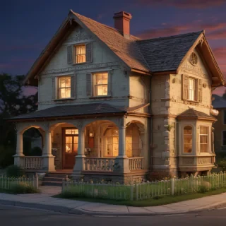 background of a house