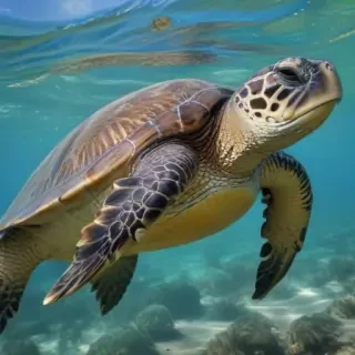 sea turtle desktop background