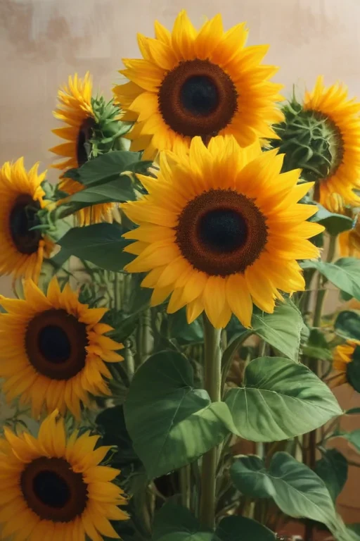 sunflowers aesthetic