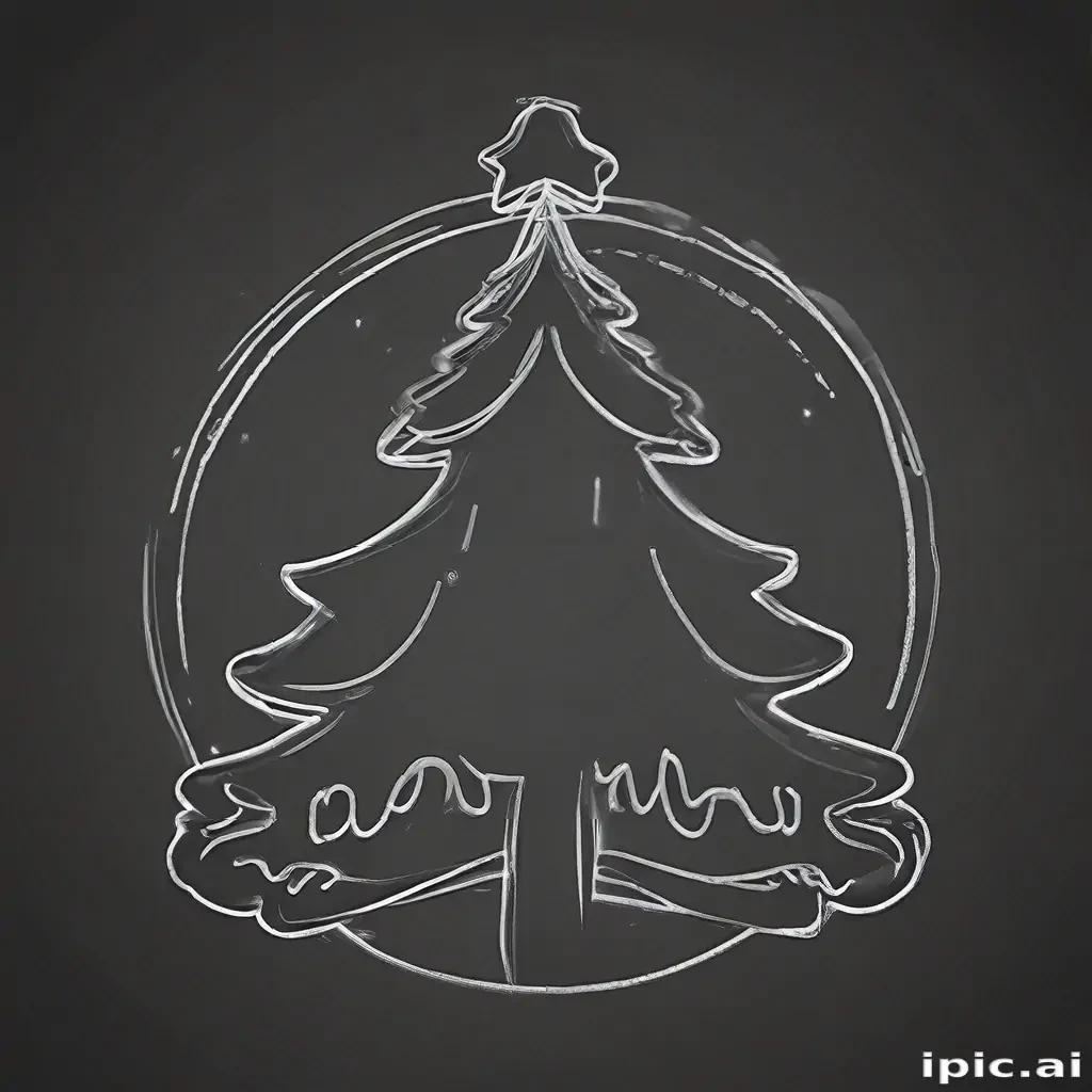 christmas outline