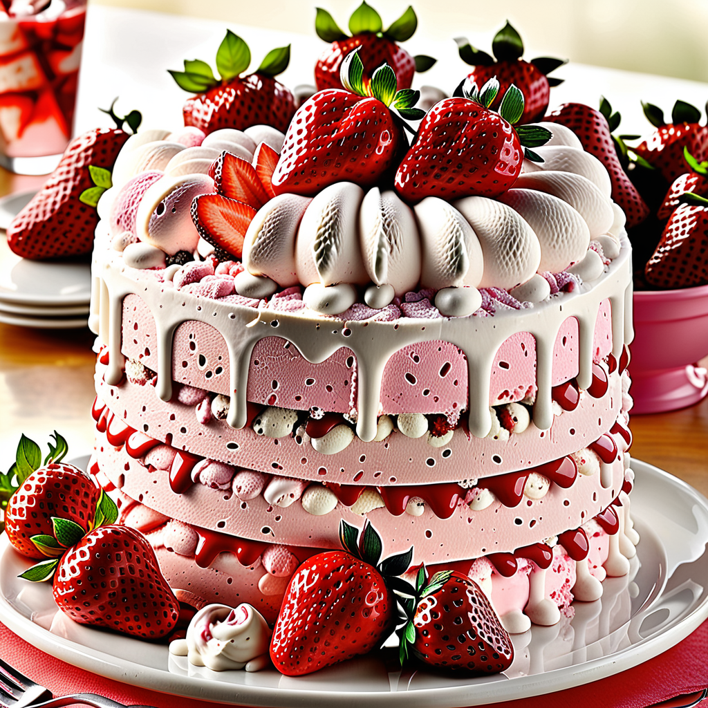 carvel strawberry ice cream cake