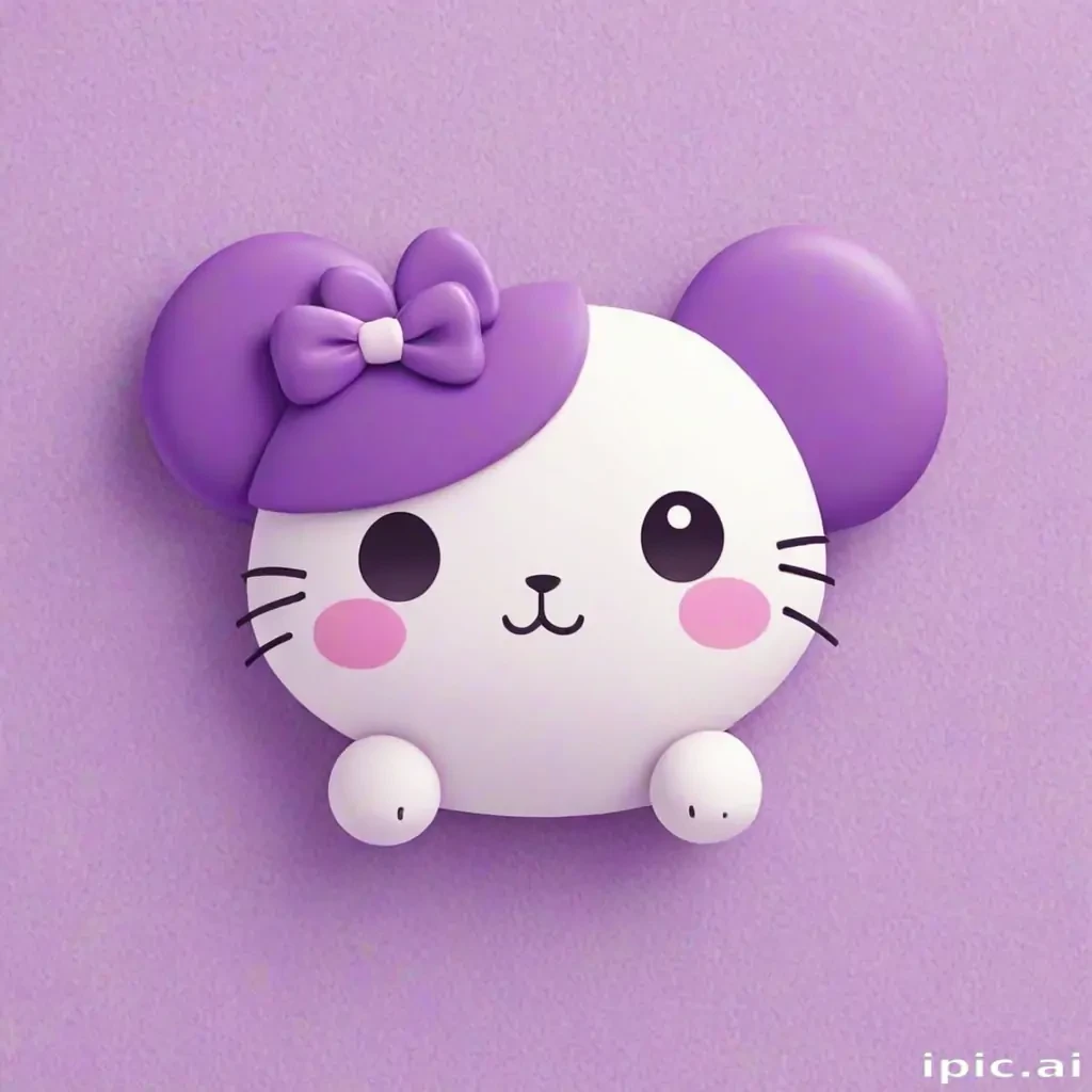 kawaii purple wallpaper