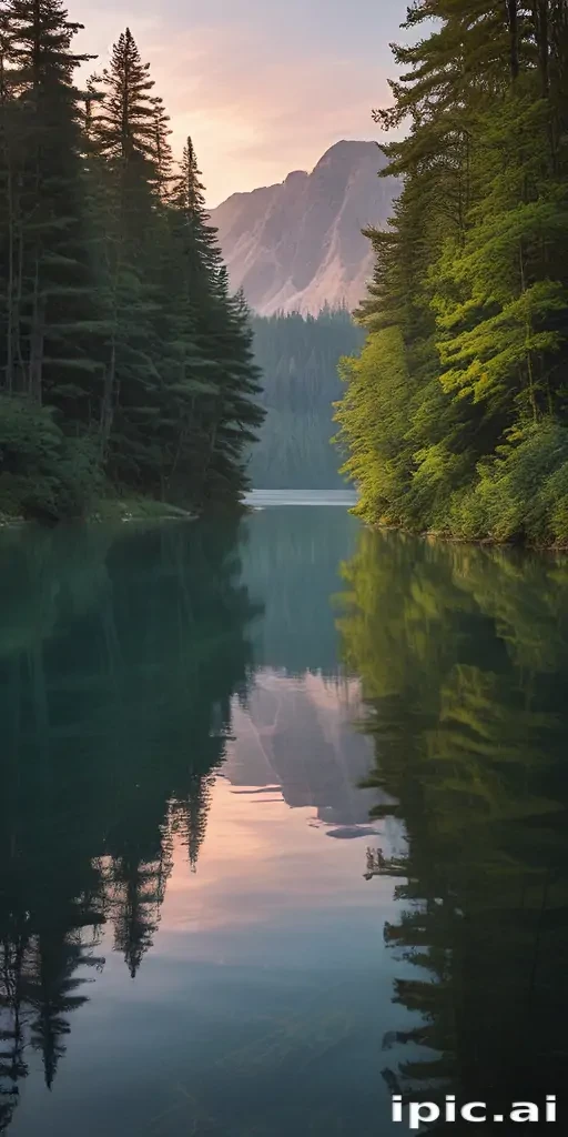 background lake
