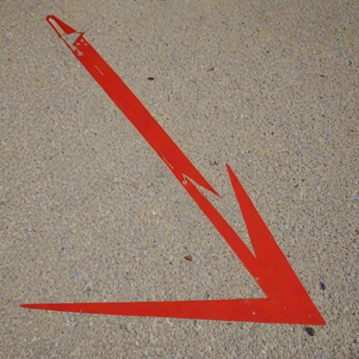 downward arrow