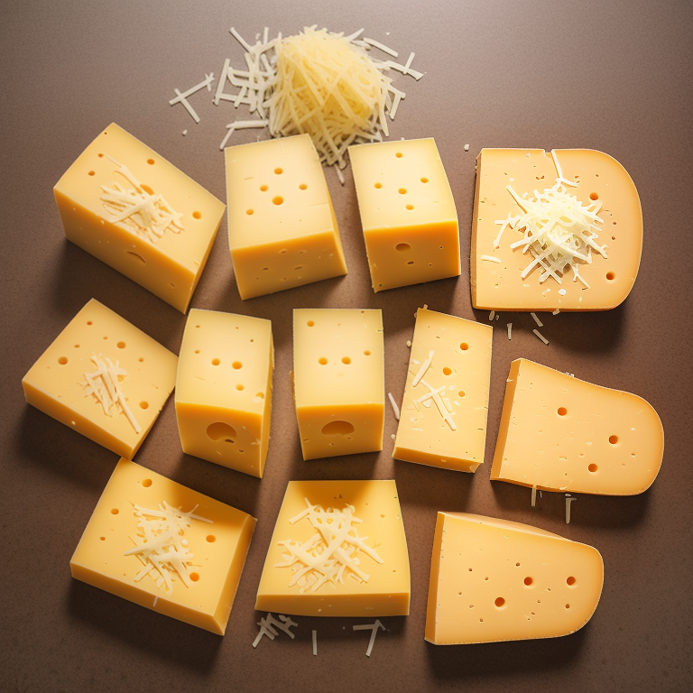 calories in 1 4 cup shredded cheese