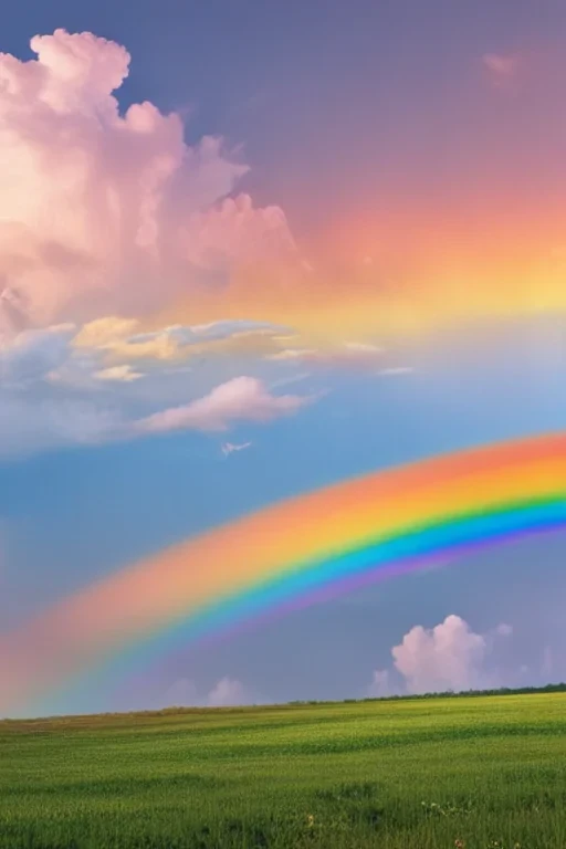 cute rainbow background