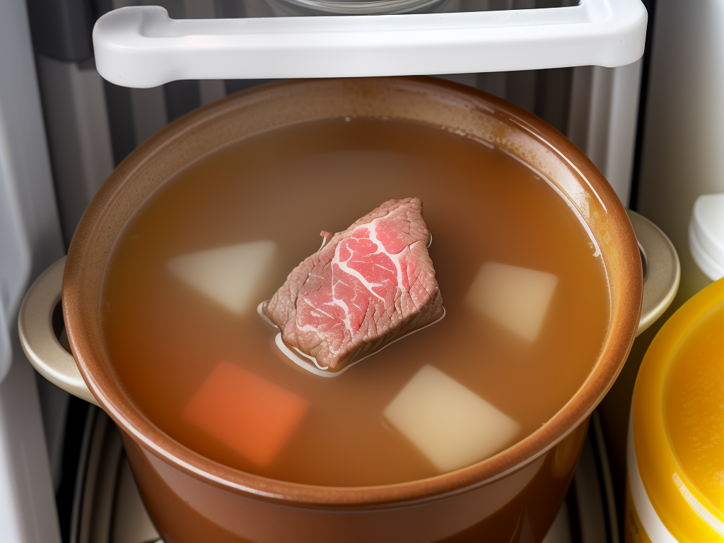 how long does beef broth last in the fridge